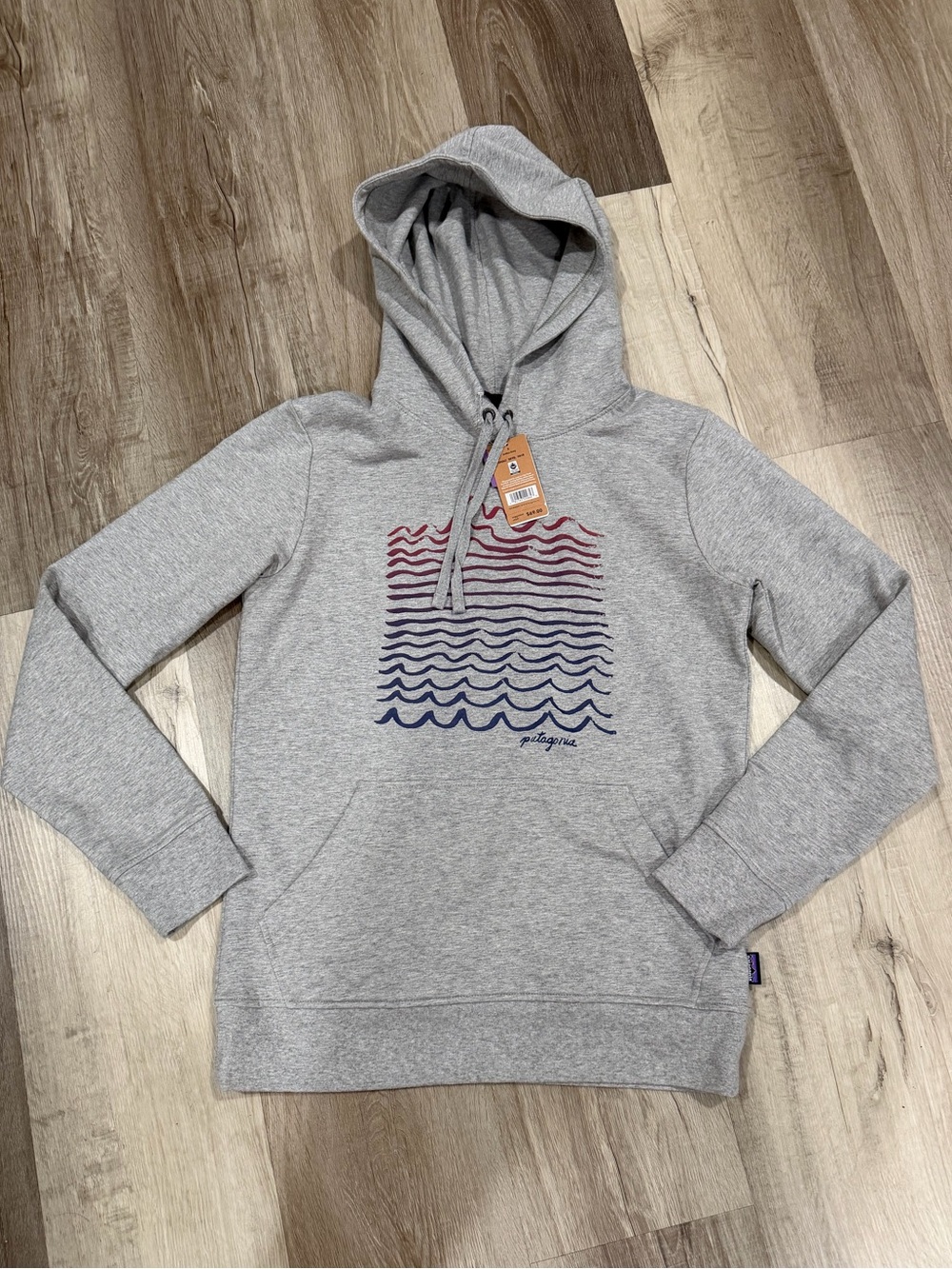 Patagonia W ‘s Wavy Maybe Ahnya Hoody grey Sz Small